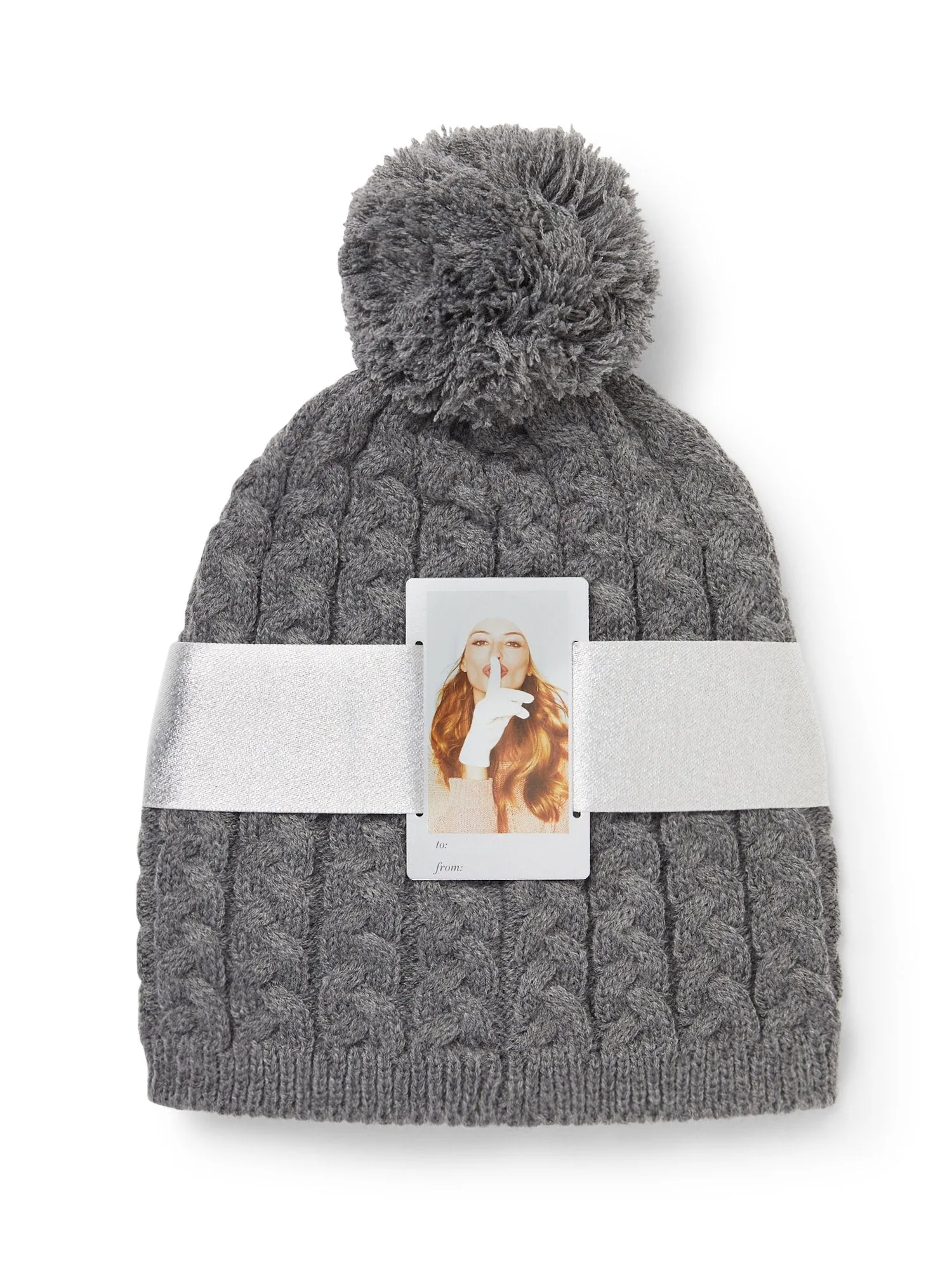 2-Piece Cable Knit Hat & Gloves Set