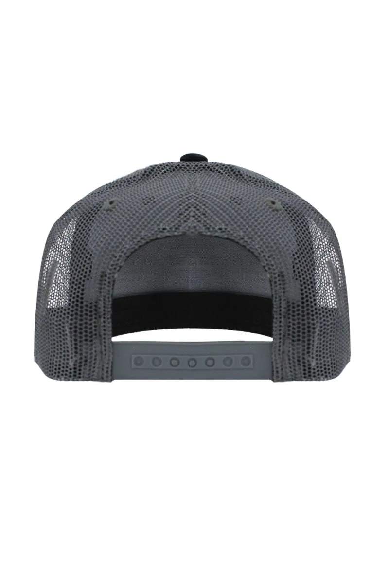 5 Panel Trucker Hat - Black / Charcoal