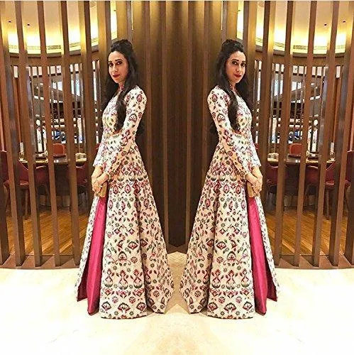 Aarna Fashion's New gowns for women party wear lehenga choli for women party wear salwar suits for women stitched dress materials for women navratri special Long Gown Printed gown