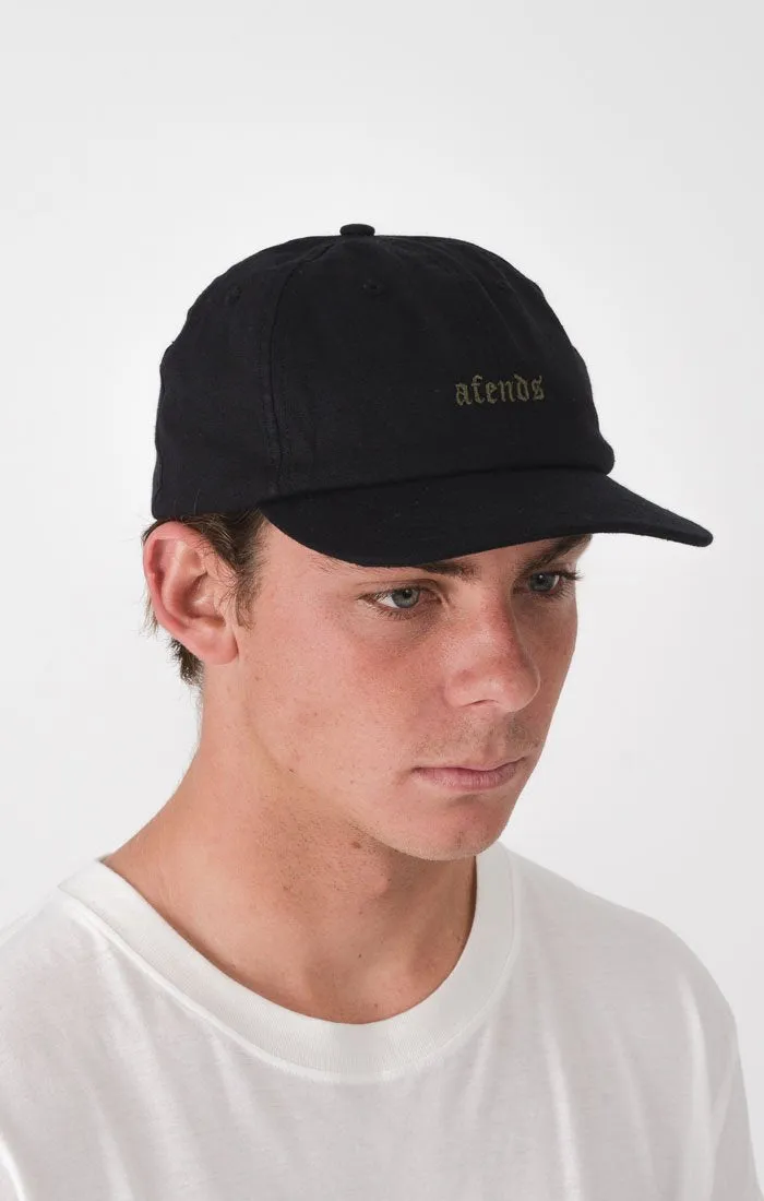 Afends Mens Revolt - Hemp Soft Brim 6 Panel Cap