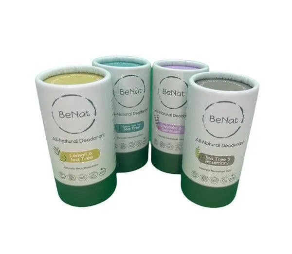 All Natural Plastic-Free Deodorant 3oz.