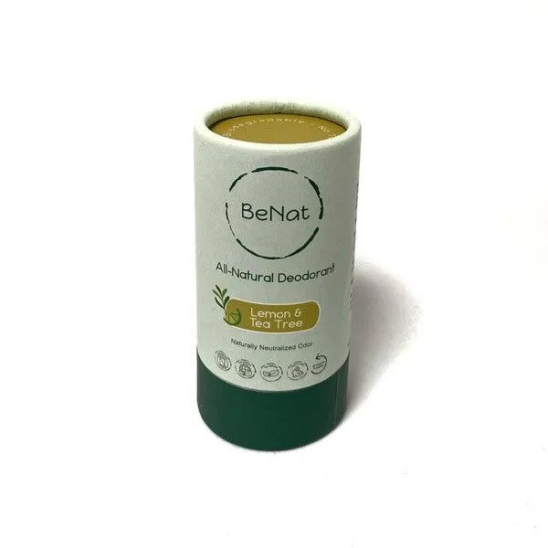 All Natural Plastic-Free Deodorant 3oz.