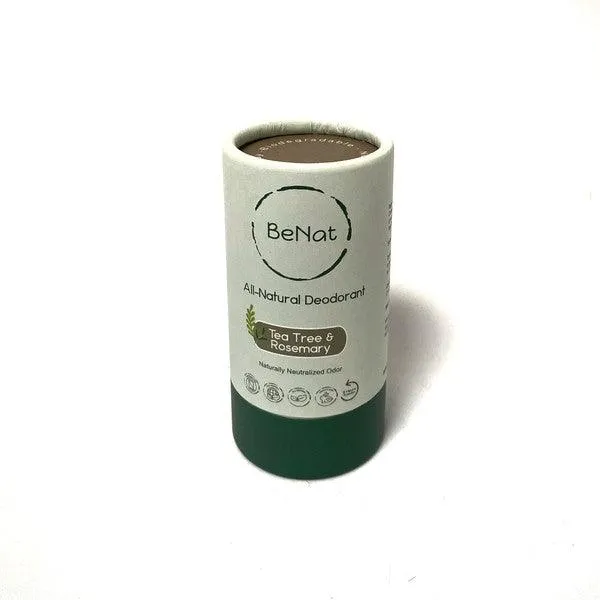 All Natural Plastic-Free Deodorant 3oz.