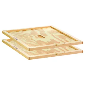 Allied Precision Industries 3/8-Inch Plywood Beehive Insulation Cover (2 Pack)