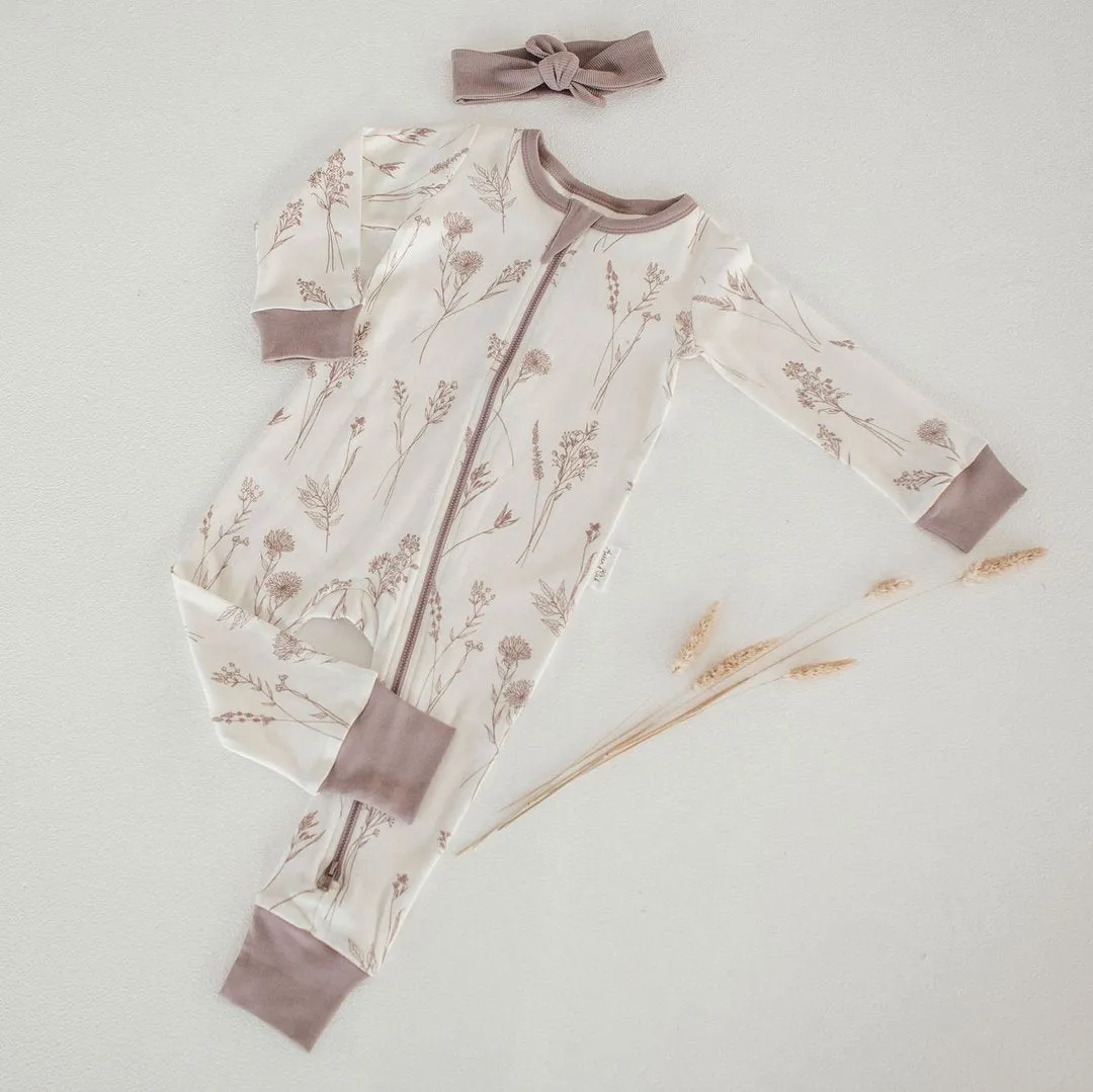 Aster & Oak | Wildflower Zip Romper