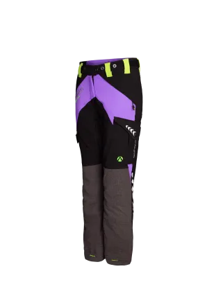 AT4050(F) Breatheflex Chainsaw Trousers Female Design C Class 1 - Purple