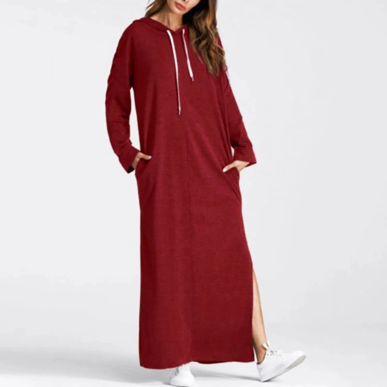 Autumn Fashion Hooded Sweatshirt Winter Long Sleeve Hoodies Casual Vintage Dress