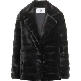 Bailey Faux Fur Coat Short - Black