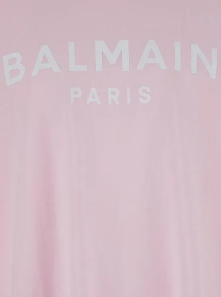 BALMAIN Organic Cotton Logo Tee