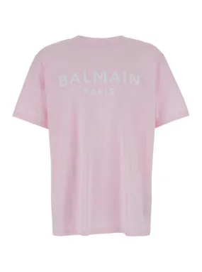 BALMAIN Organic Cotton Logo Tee