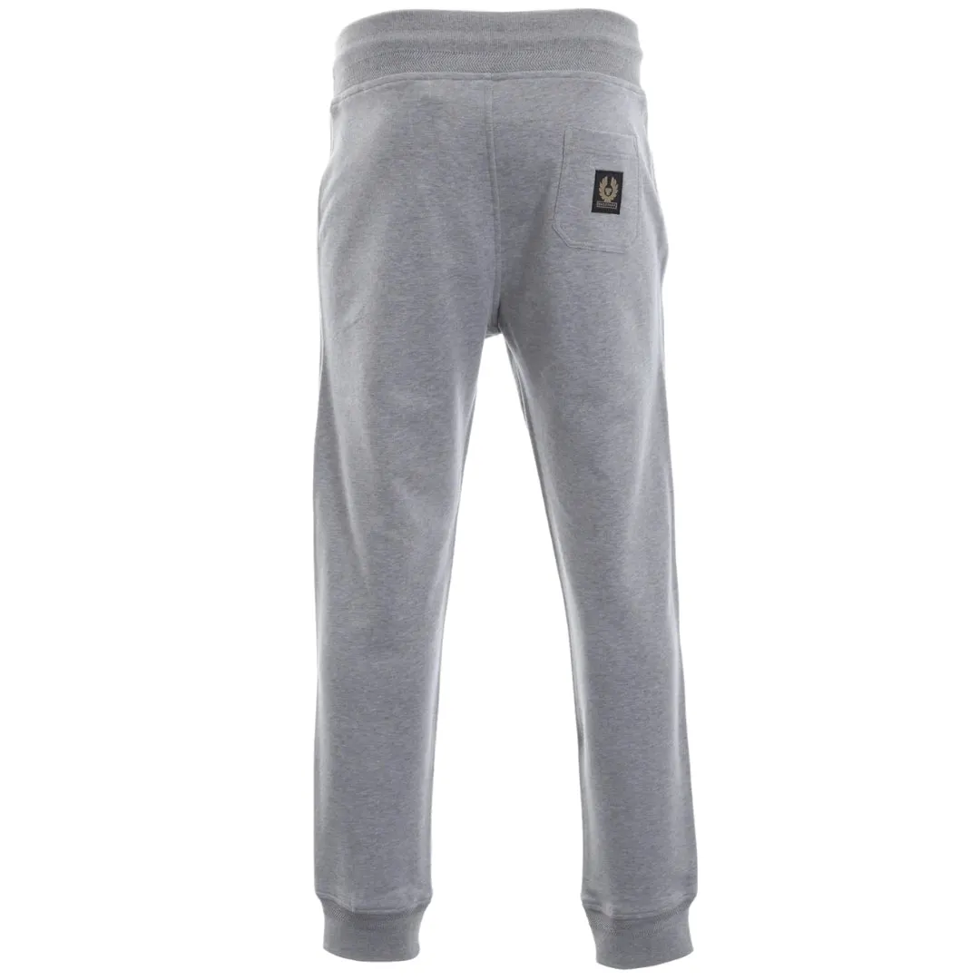 Belstaff Plain Grey Cuffed Sweatpants