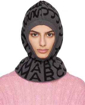 Black Monogram Balaclava