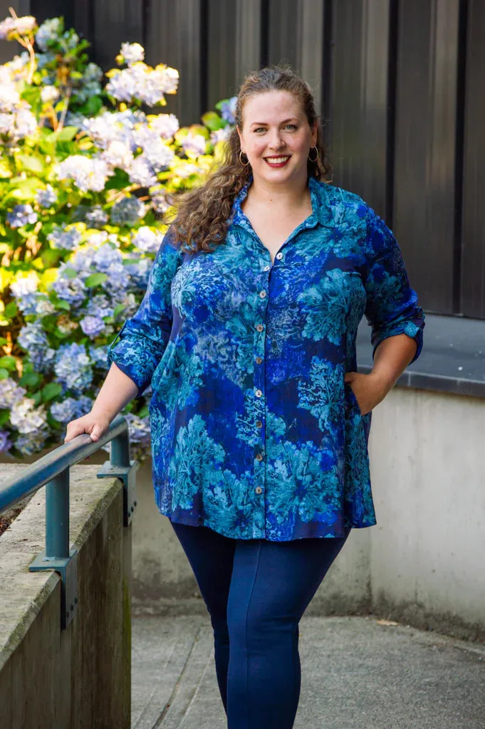 Blue Sky Celine Tunic, Linen/Bamboo