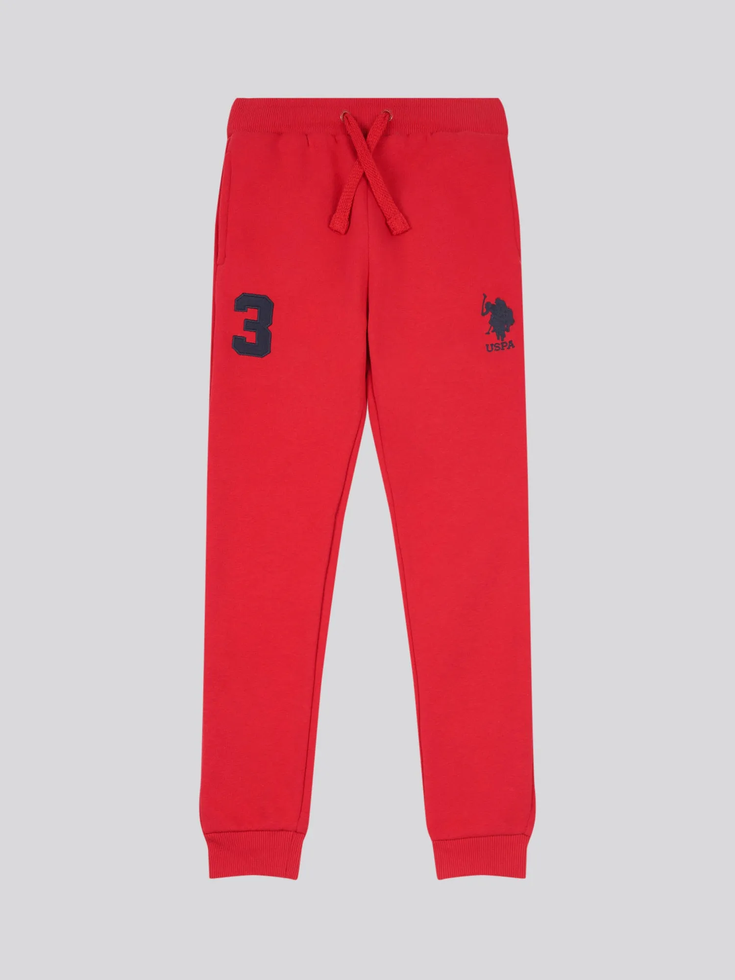 Boys Player 3 Joggers in Tango Red