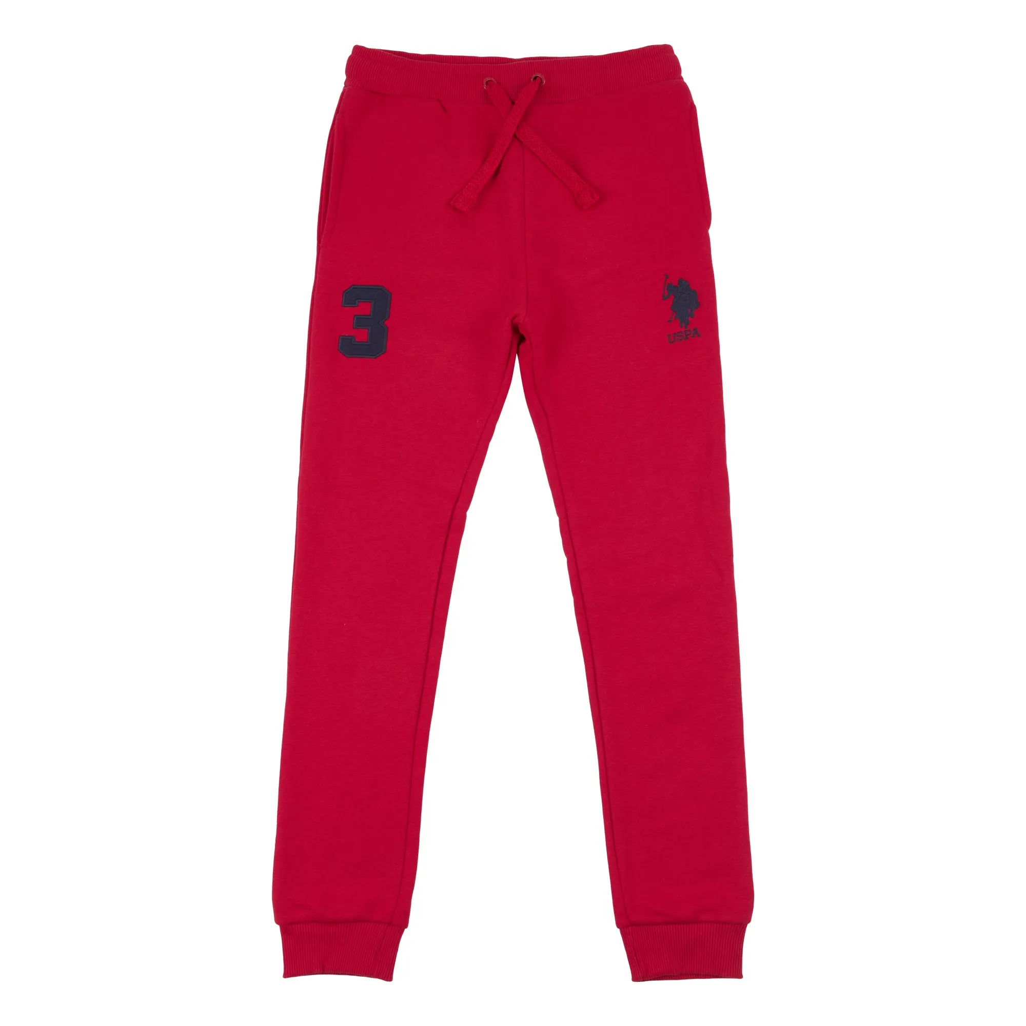 Boys Player 3 Joggers in Tango Red