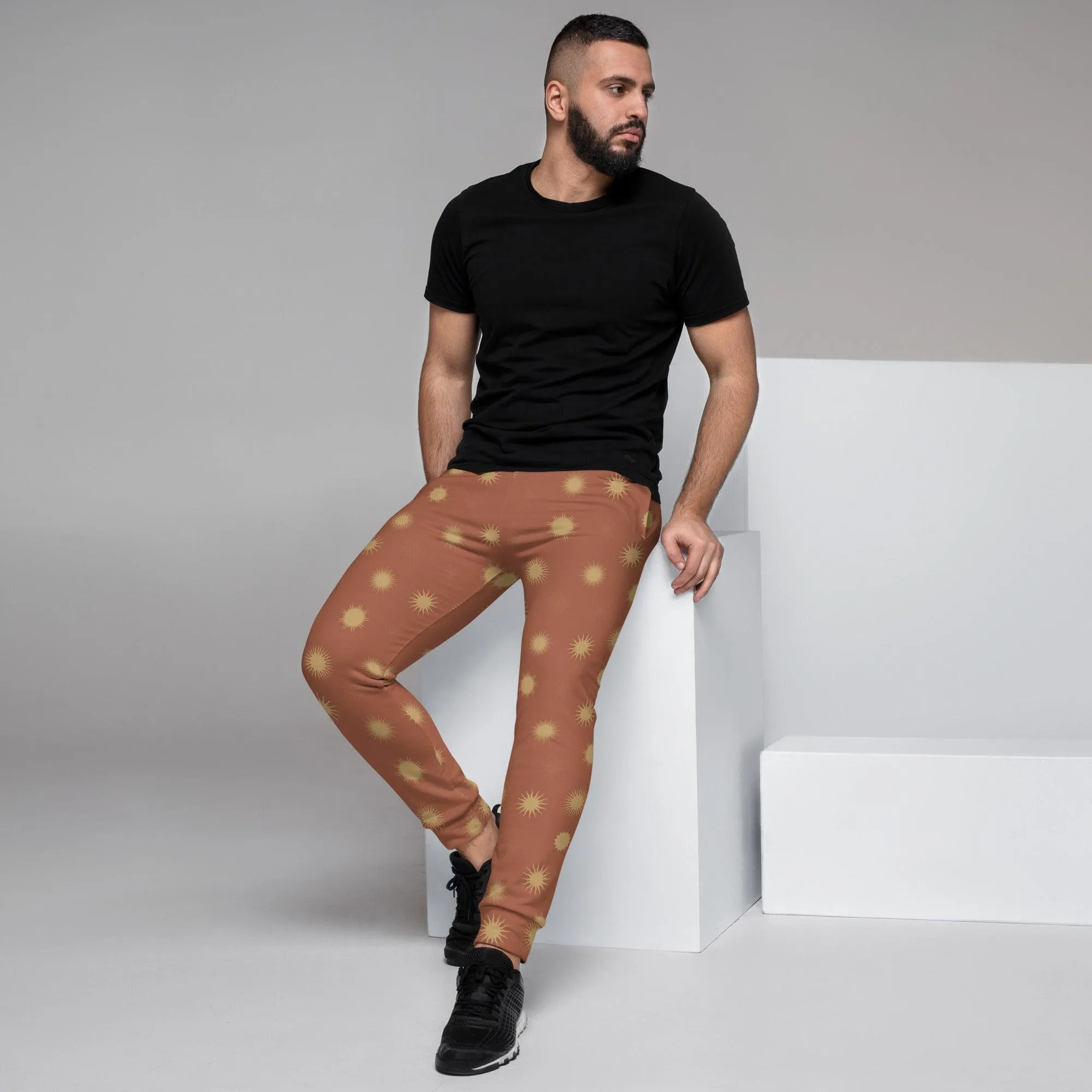 Brown Sun Men's Street Joggers