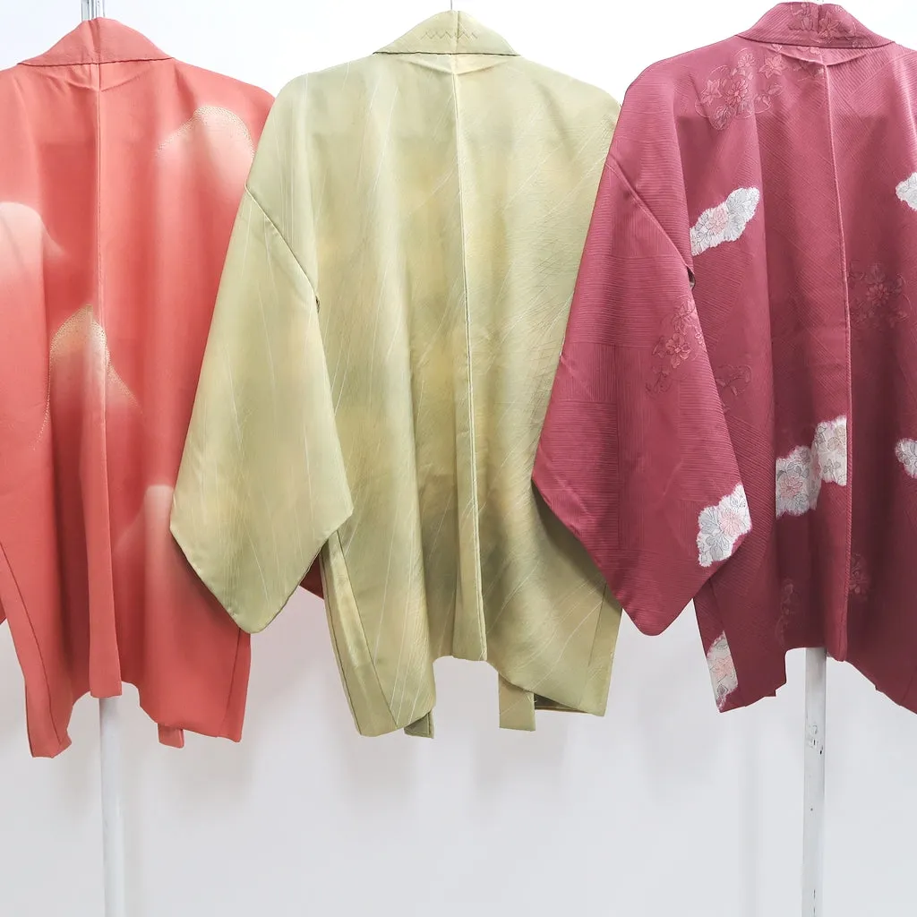 Bundle 15pcs Silk Haori Jacket Wholesale Bulk Free Shipping #513