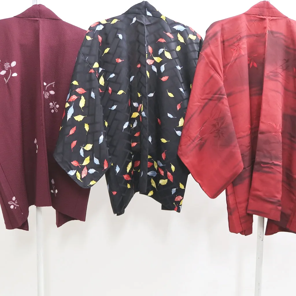 Bundle 15pcs Silk Haori Jacket Wholesale Bulk Free Shipping #513