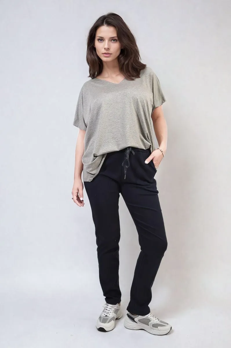 Casual Drawstring Trousers