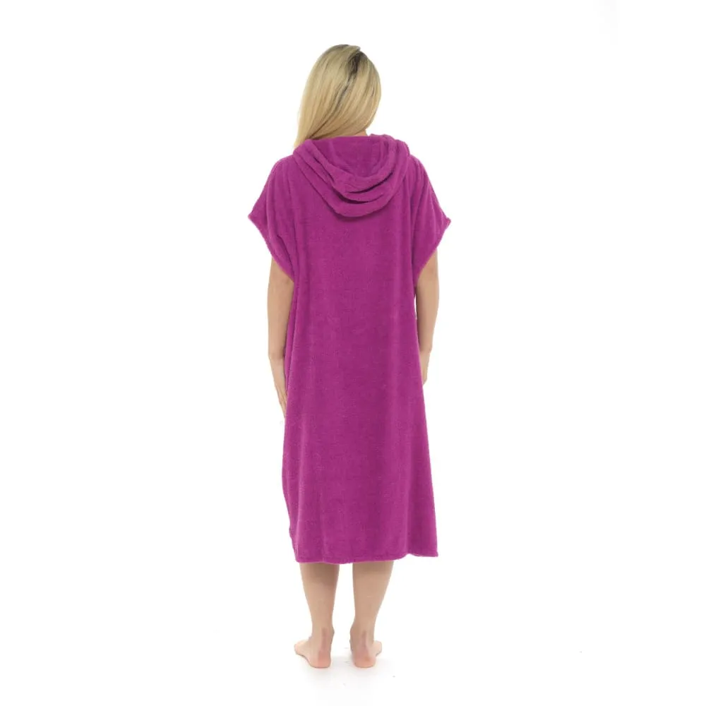 CityComfort Beach Towel for Adults Robes Women Men Cotton Towelling Poncho