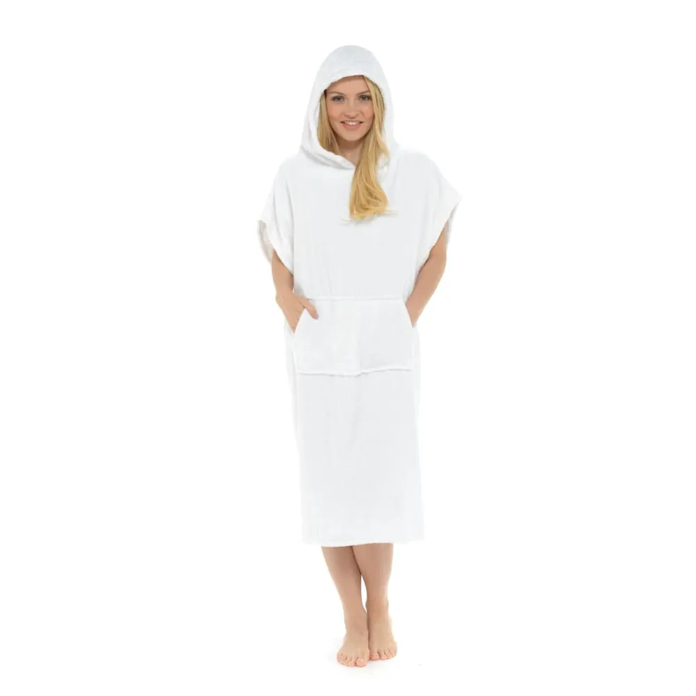 CityComfort Beach Towel for Adults Robes Women Men Cotton Towelling Poncho