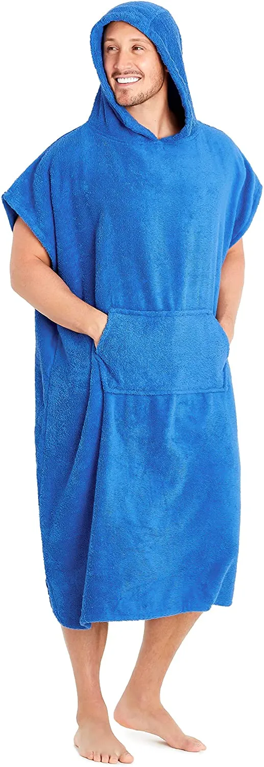 CityComfort Beach Towel for Adults Robes Women Men Cotton Towelling Poncho