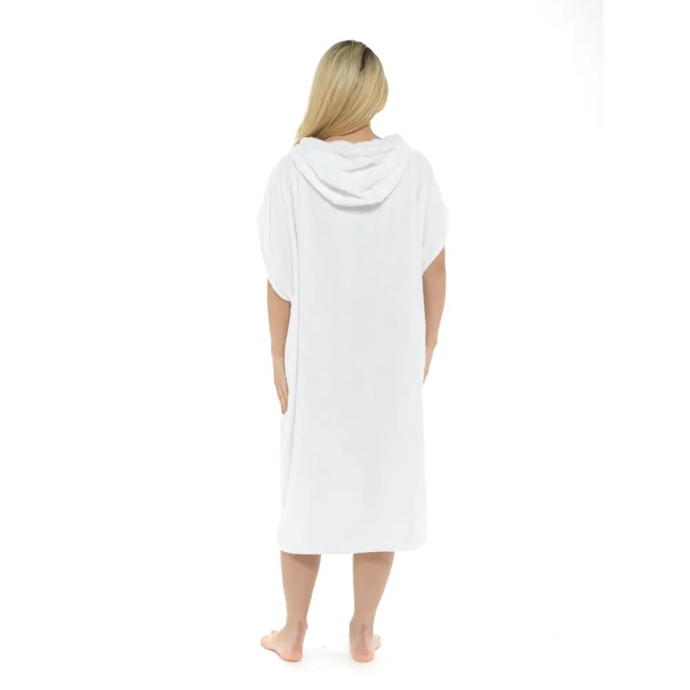 CityComfort Beach Towel for Adults Robes Women Men Cotton Towelling Poncho