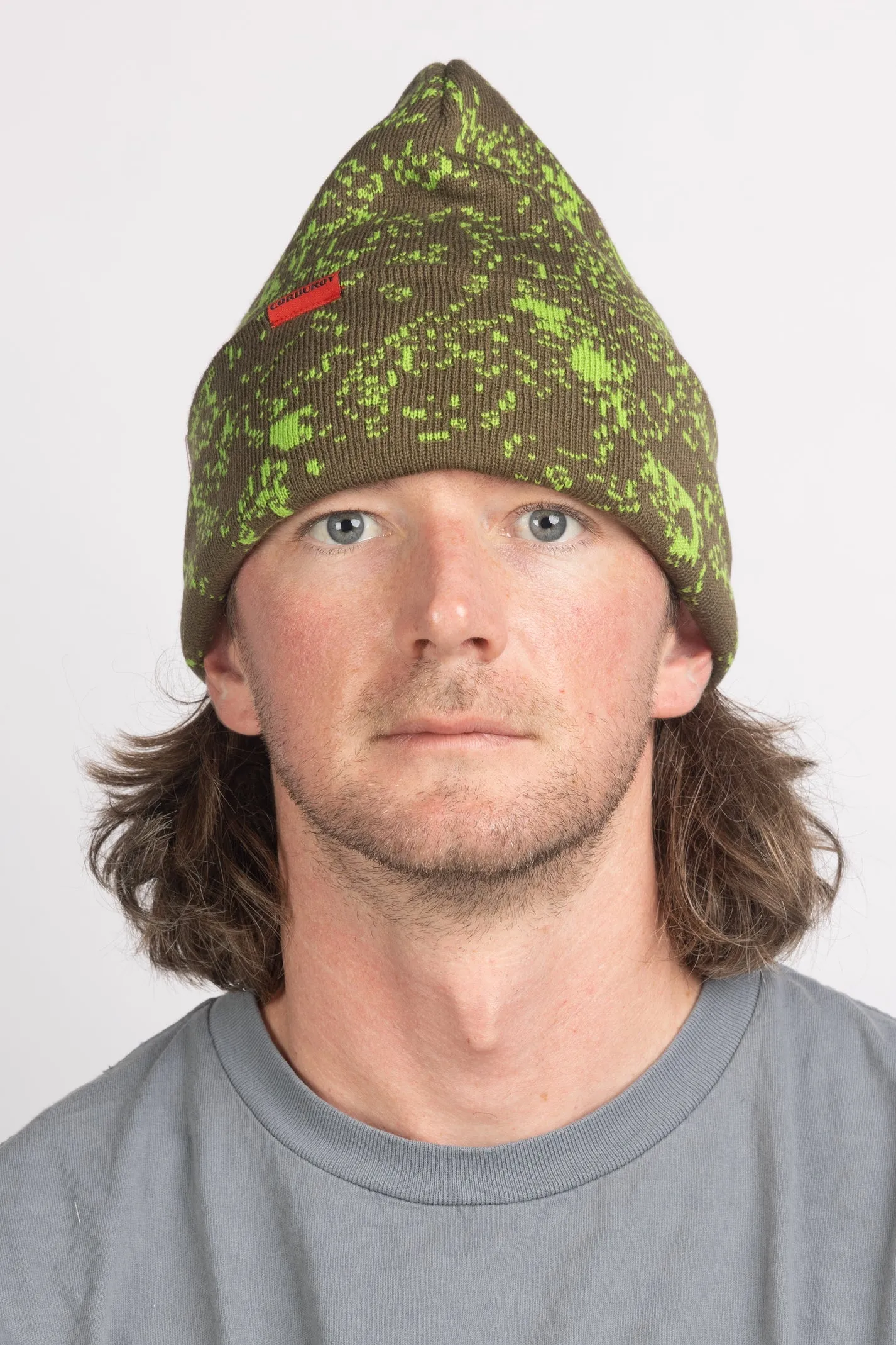 CORDUROY - CELL CAMO BEANIE ARMY