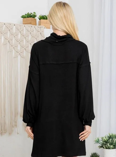 Courtney Cowl Neck Knit Tunic/ Dress