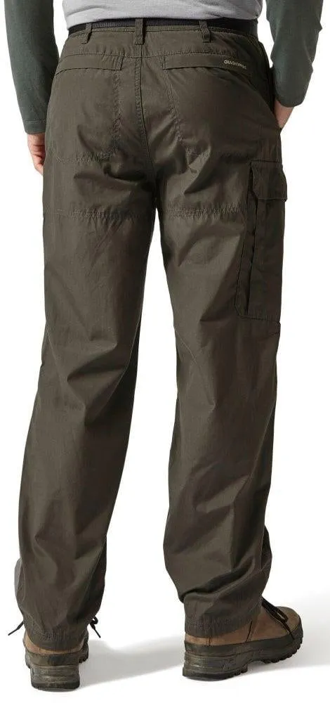 Craghoppers Classic Kiwi (Regular) Mens Walking Trousers - Brown