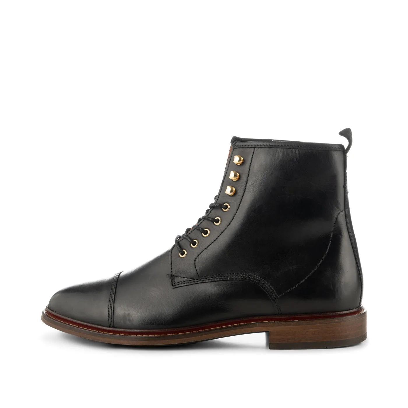 Curtis boot leather - BLACK