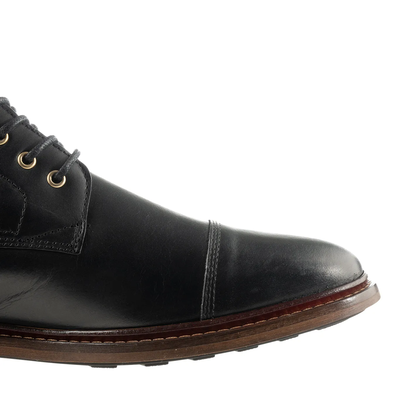 Curtis boot leather - BLACK