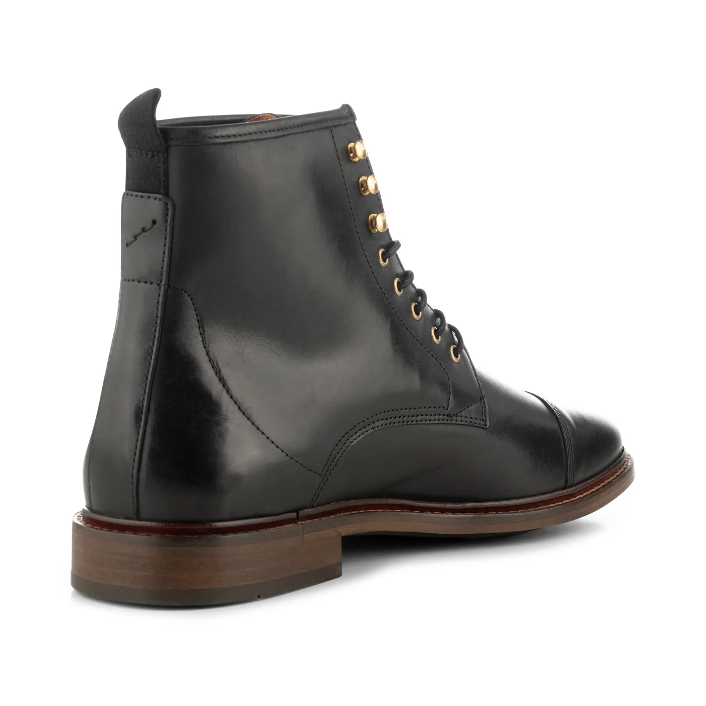 Curtis boot leather - BLACK