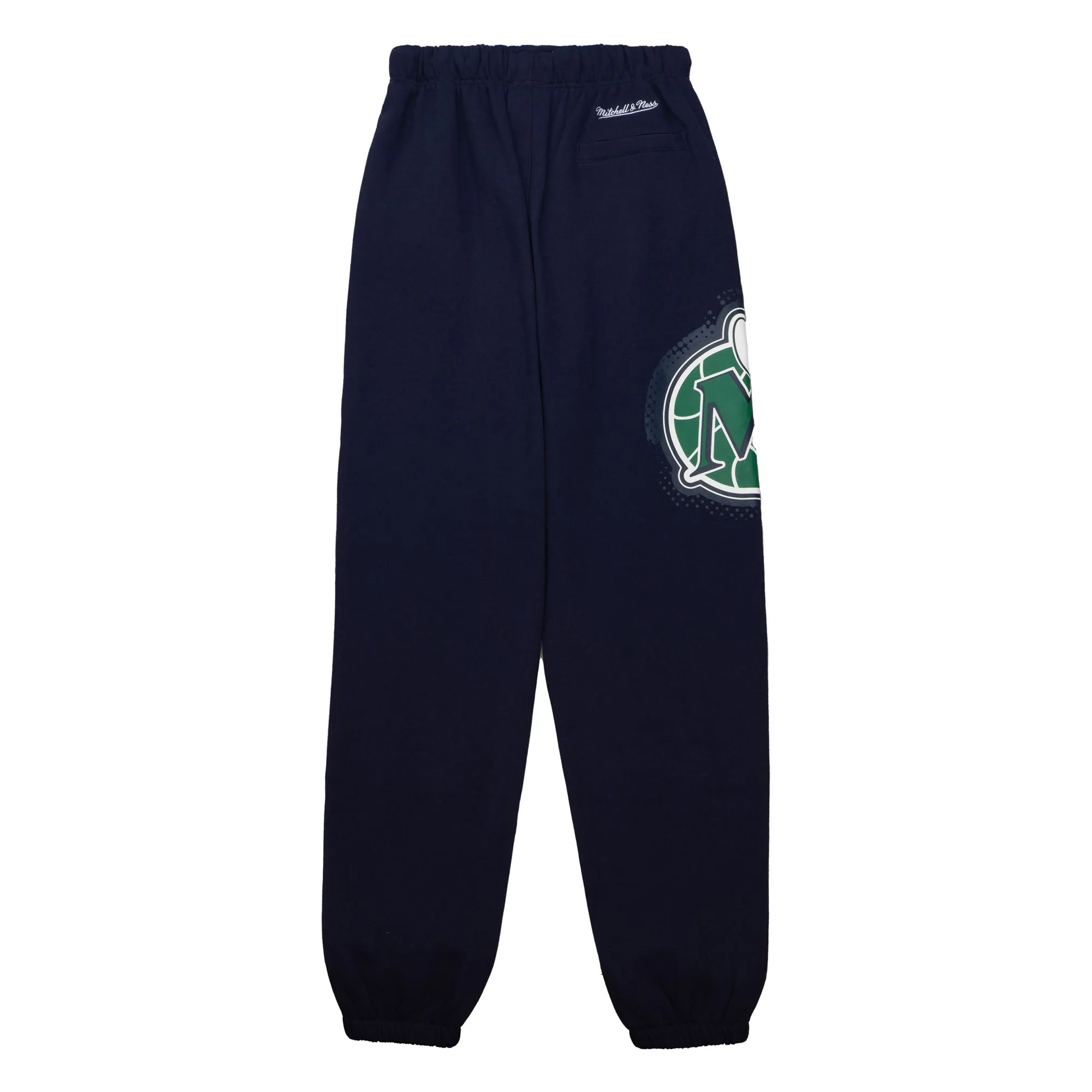 DALLAS MAVERICKS MITCHELL & NESS NAVY BLUE M-HAT JOGGERS