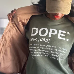 Dope Crewneck (Olive)