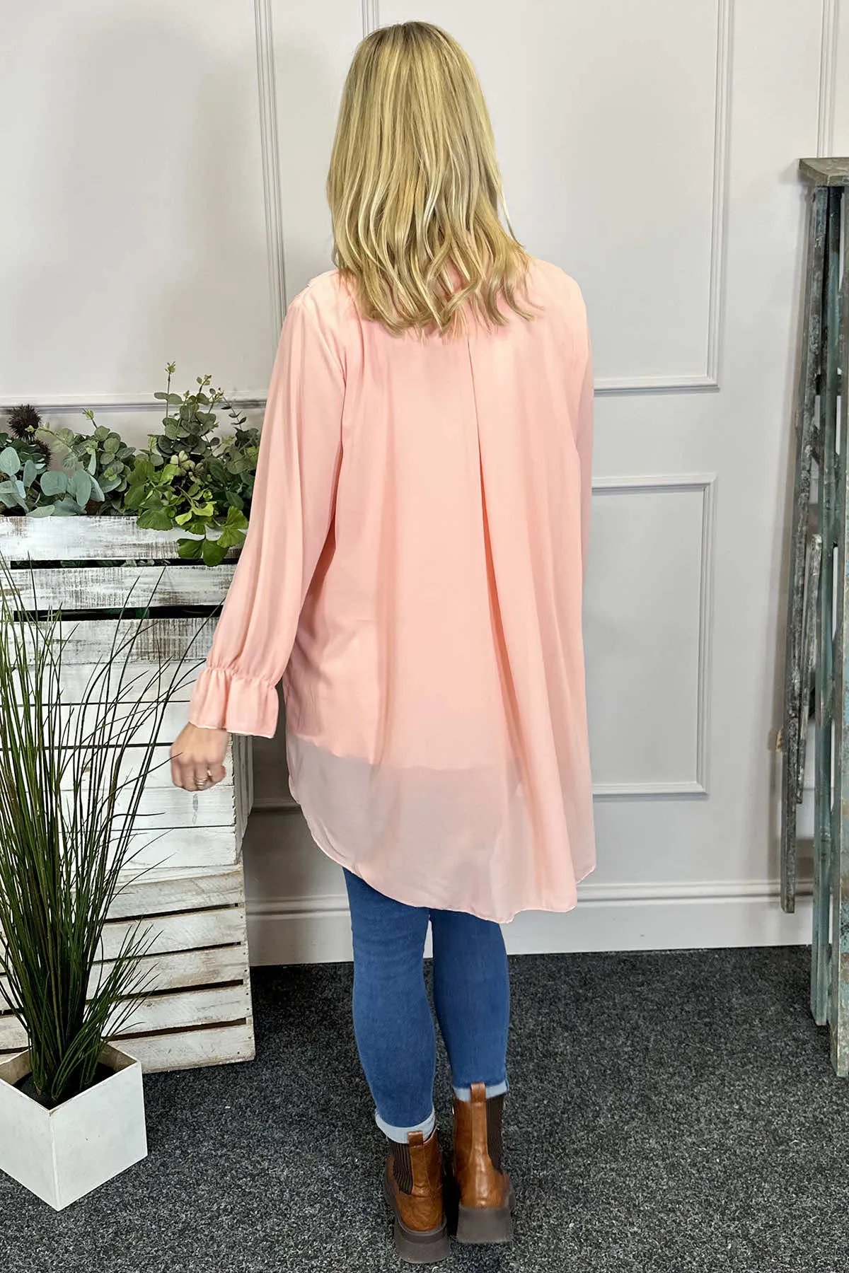 Dorota Shirt Tunic Pink