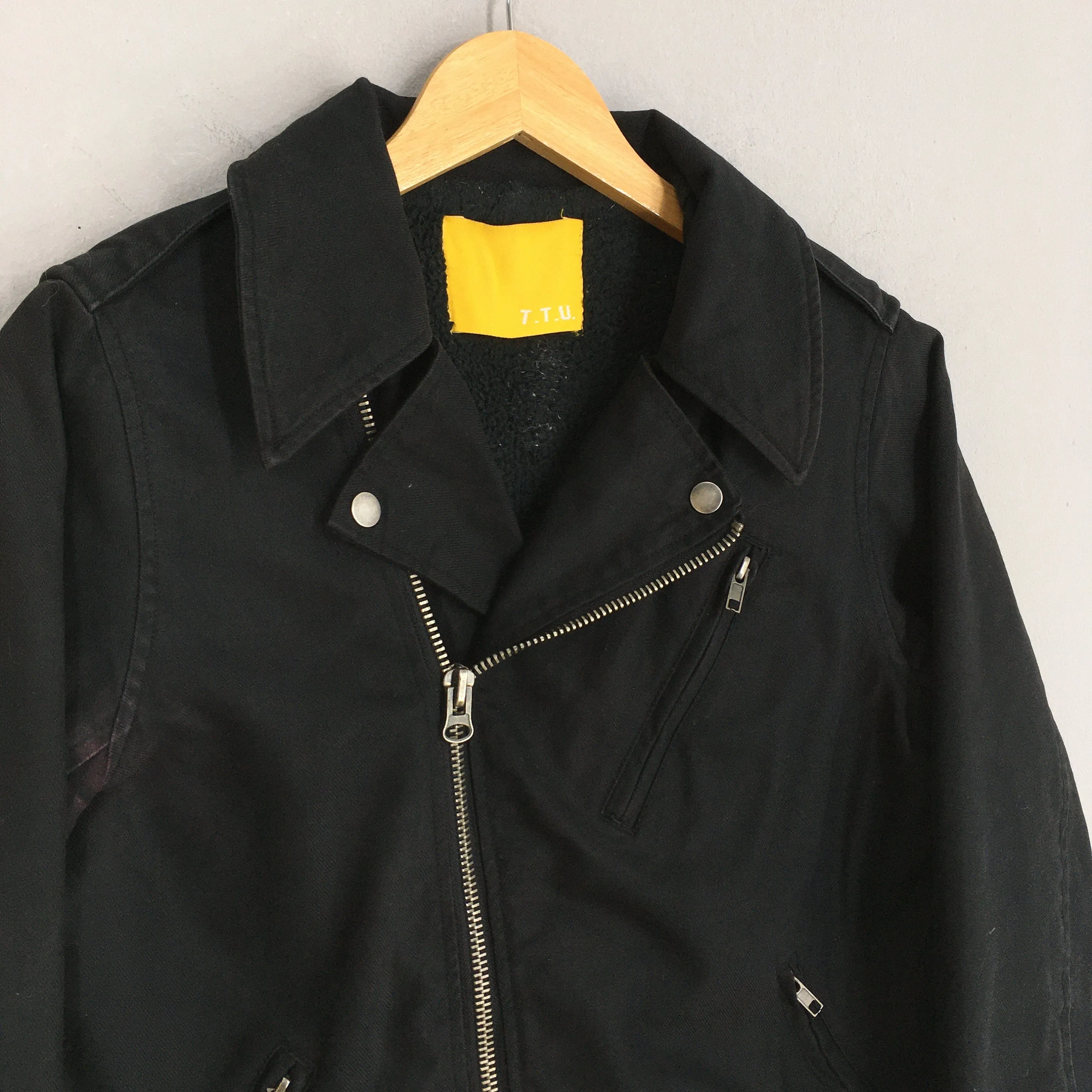 Double Collar Punk Jacket Medium