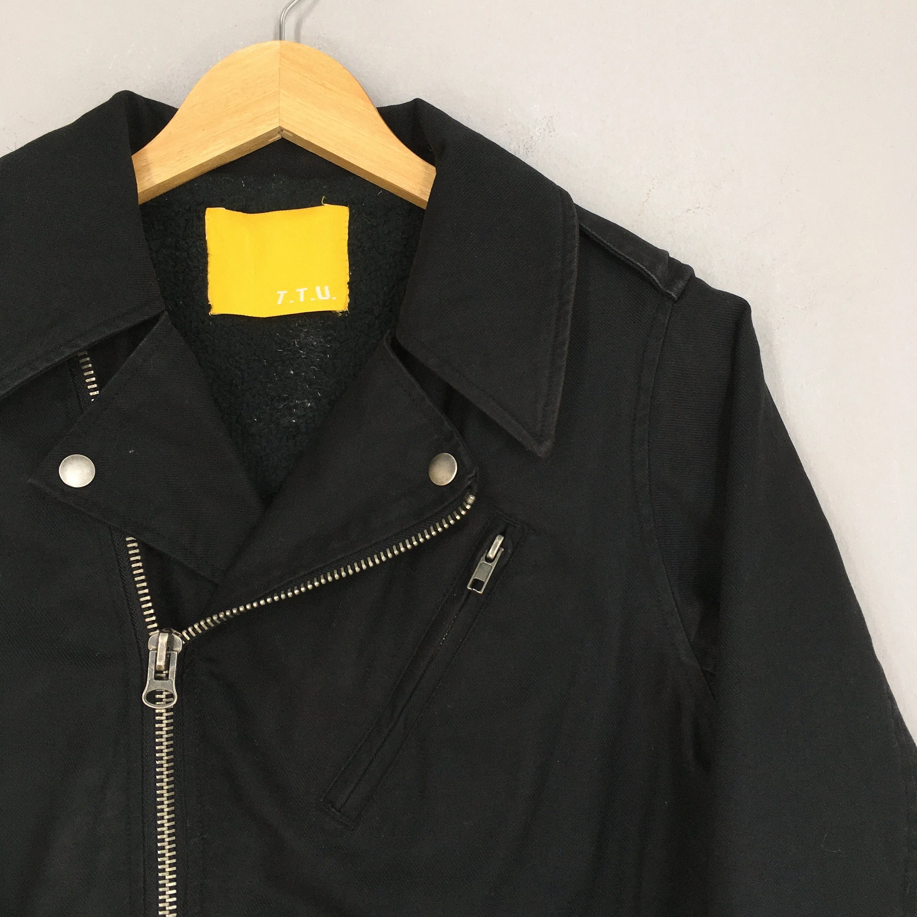 Double Collar Punk Jacket Medium