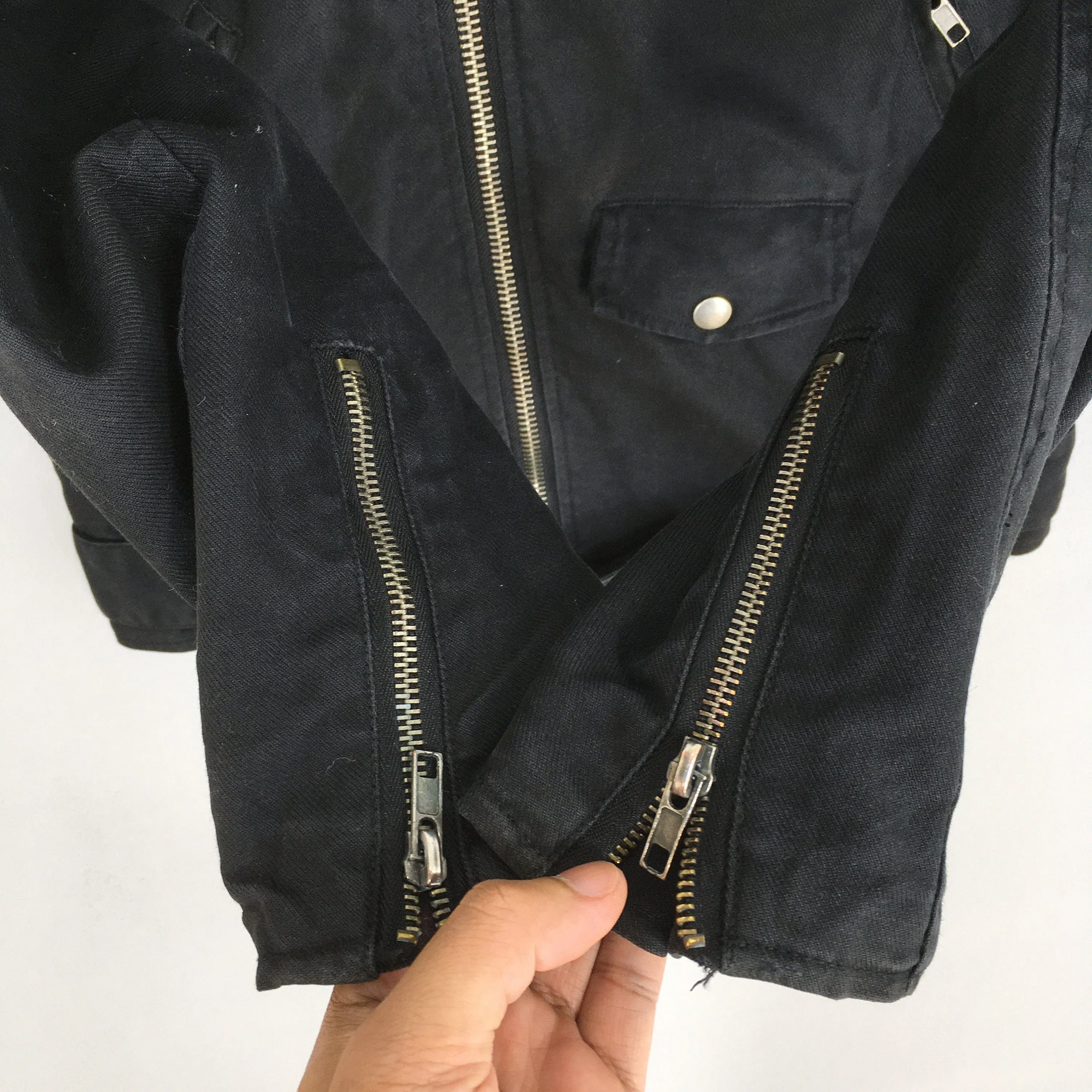 Double Collar Punk Jacket Medium