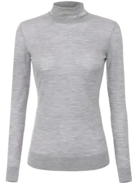 ELISABETTA FRANCHI High Neck Knit Top for Women - Perfect for Fall 2024