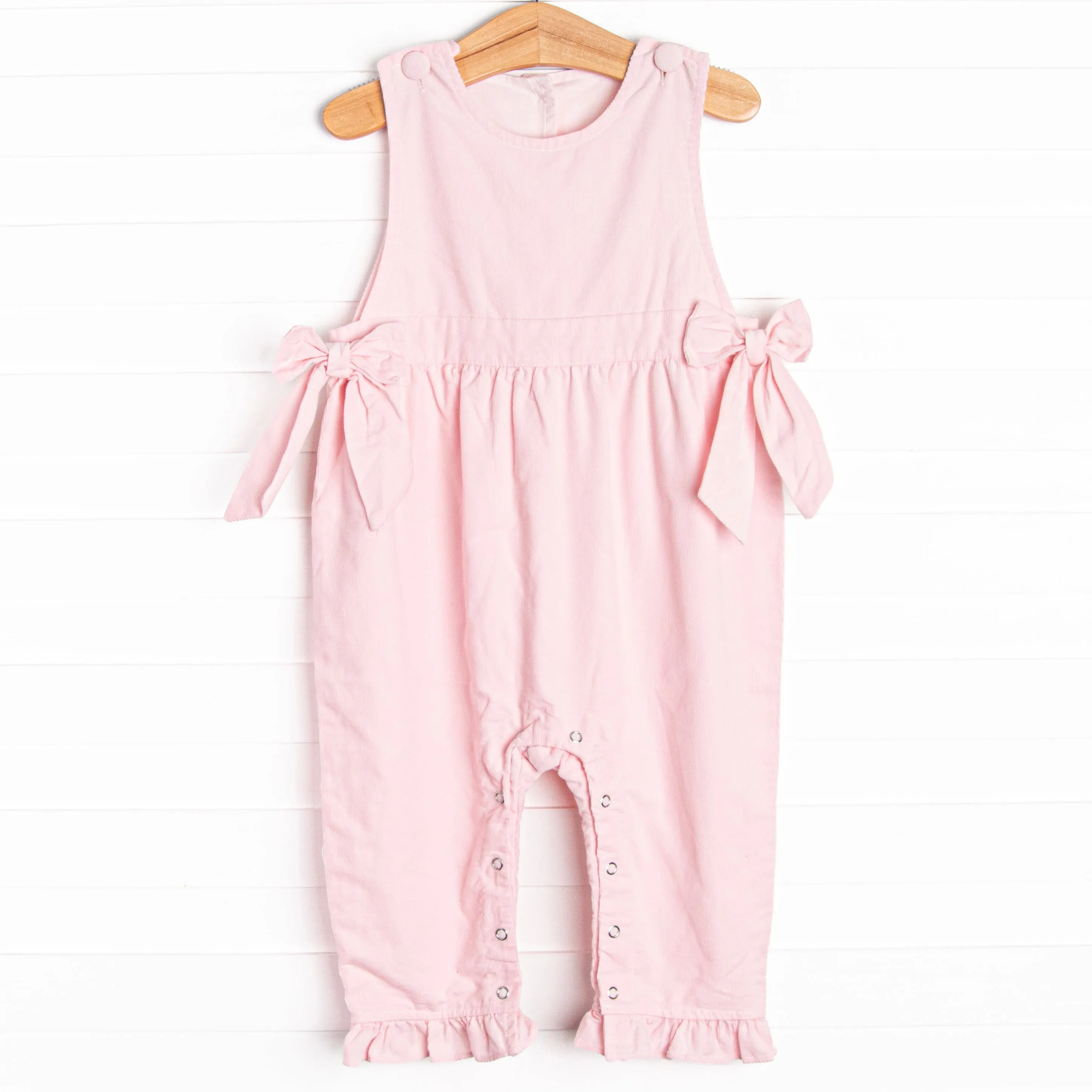 Eliza Corduroy Romper, Pink