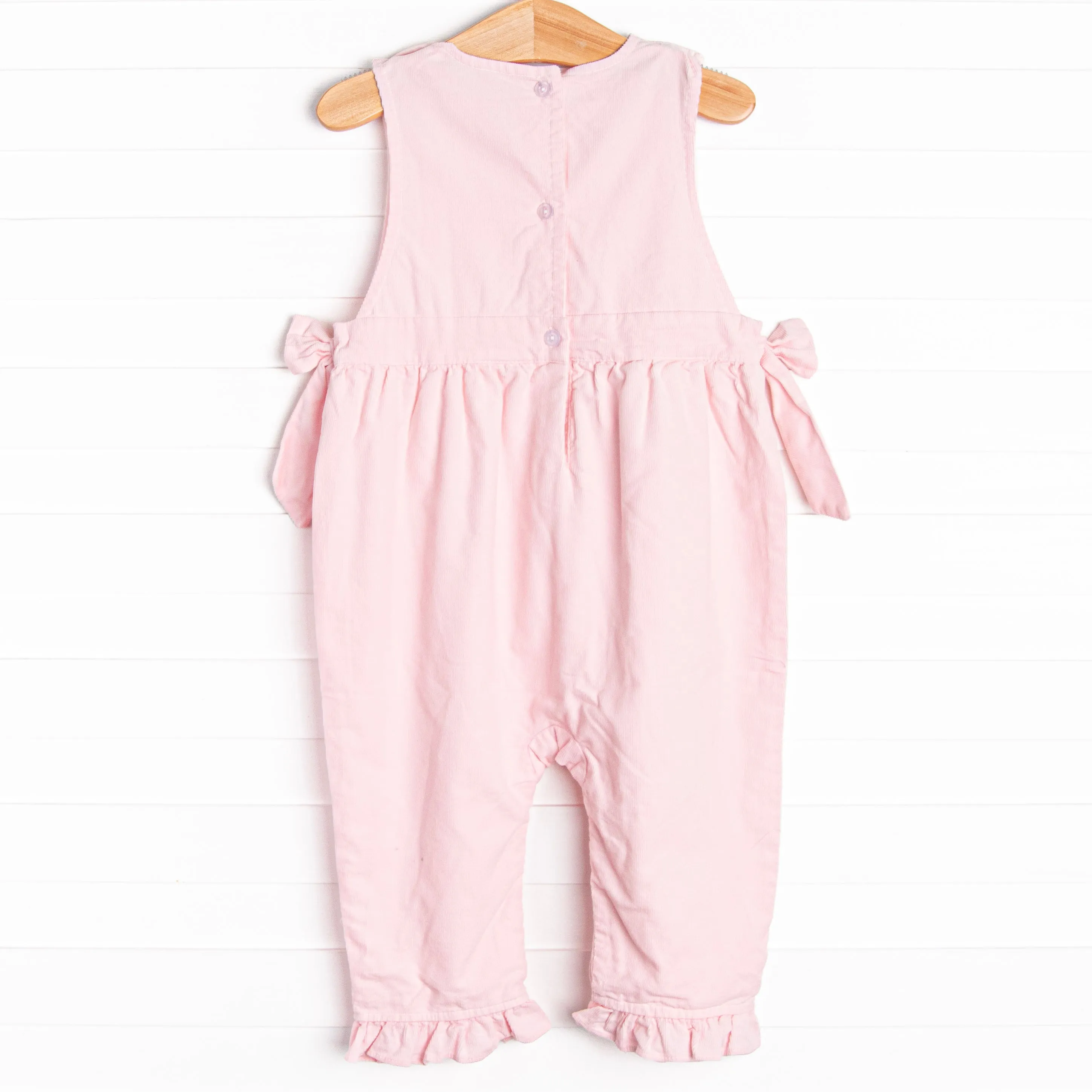 Eliza Corduroy Romper, Pink