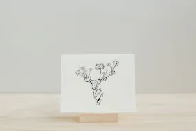 Elk Letterpress Greeting Card