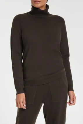 Emily Cashmere Turtleneck Sweater