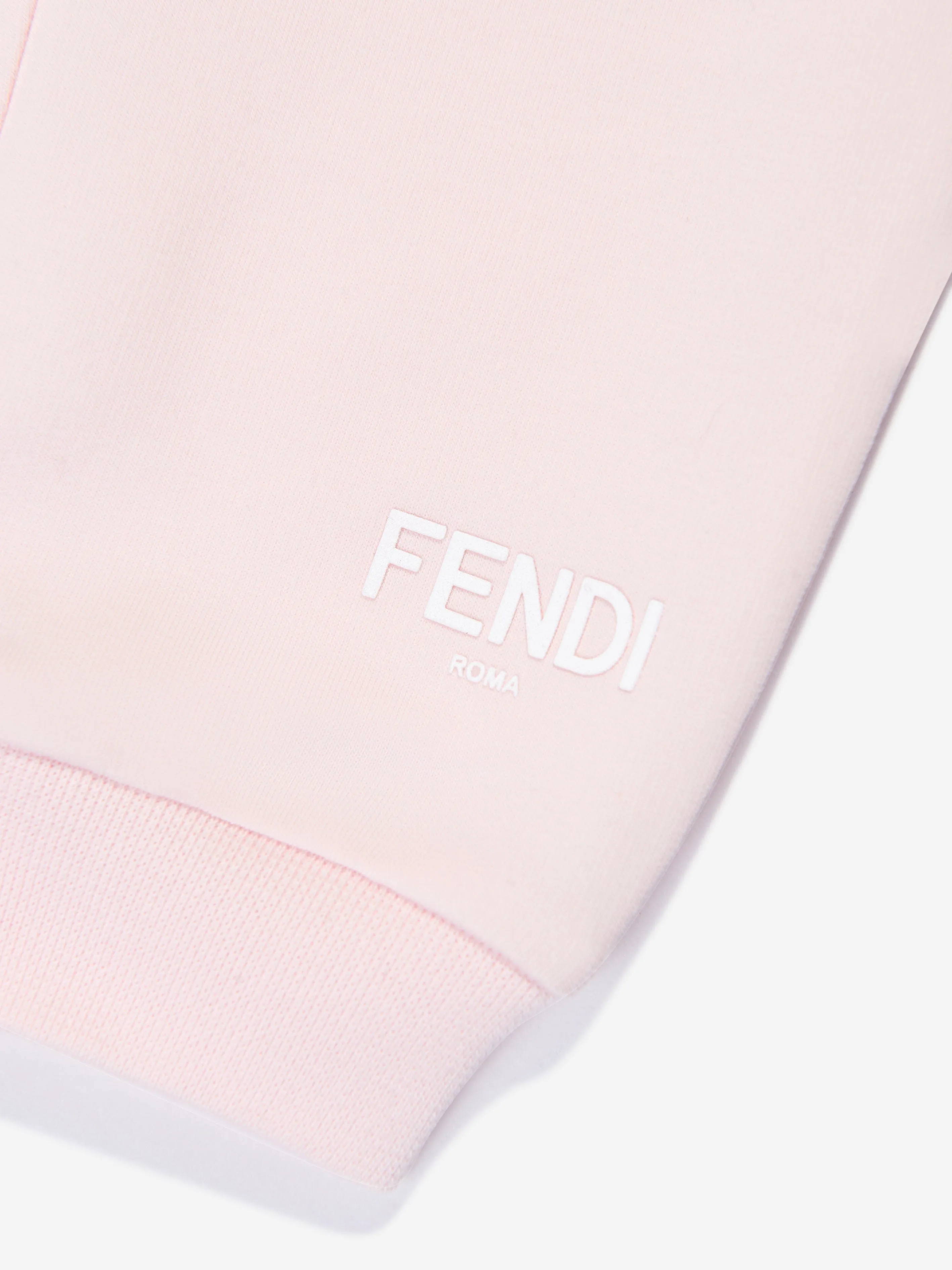 Fendi Baby Girls Logo Joggers in Pink