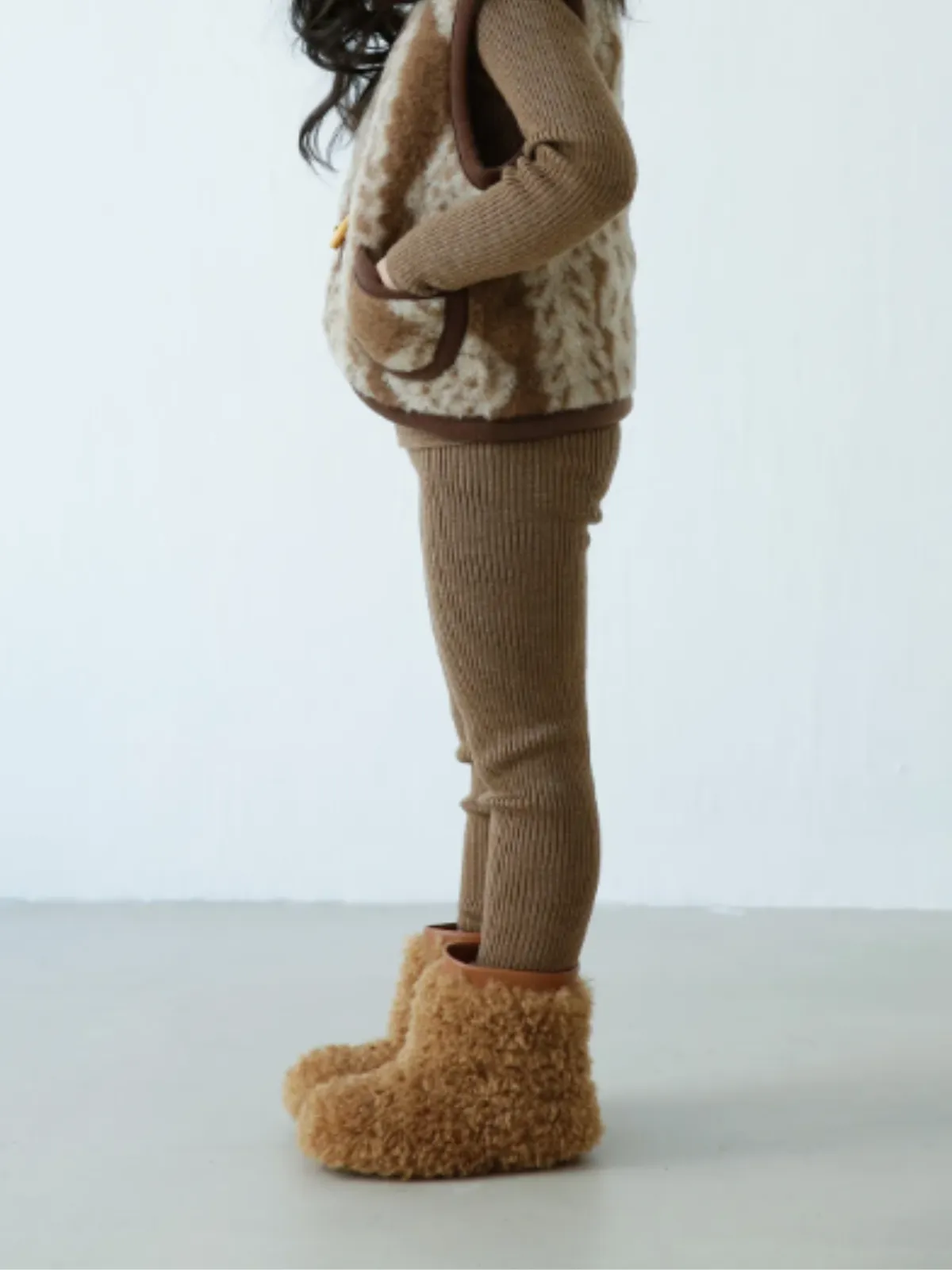 Fuzzy And Warm Wooly Winter Boots by Liv And Mia