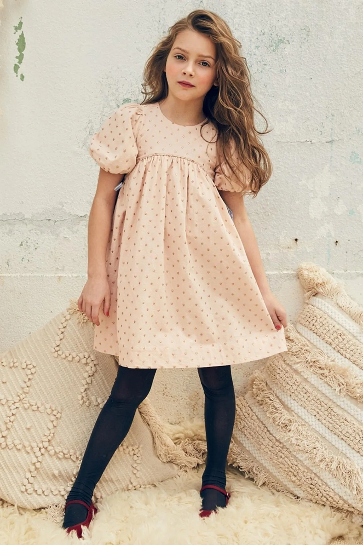 Girls Dress Nellystella Tabitha Lurex