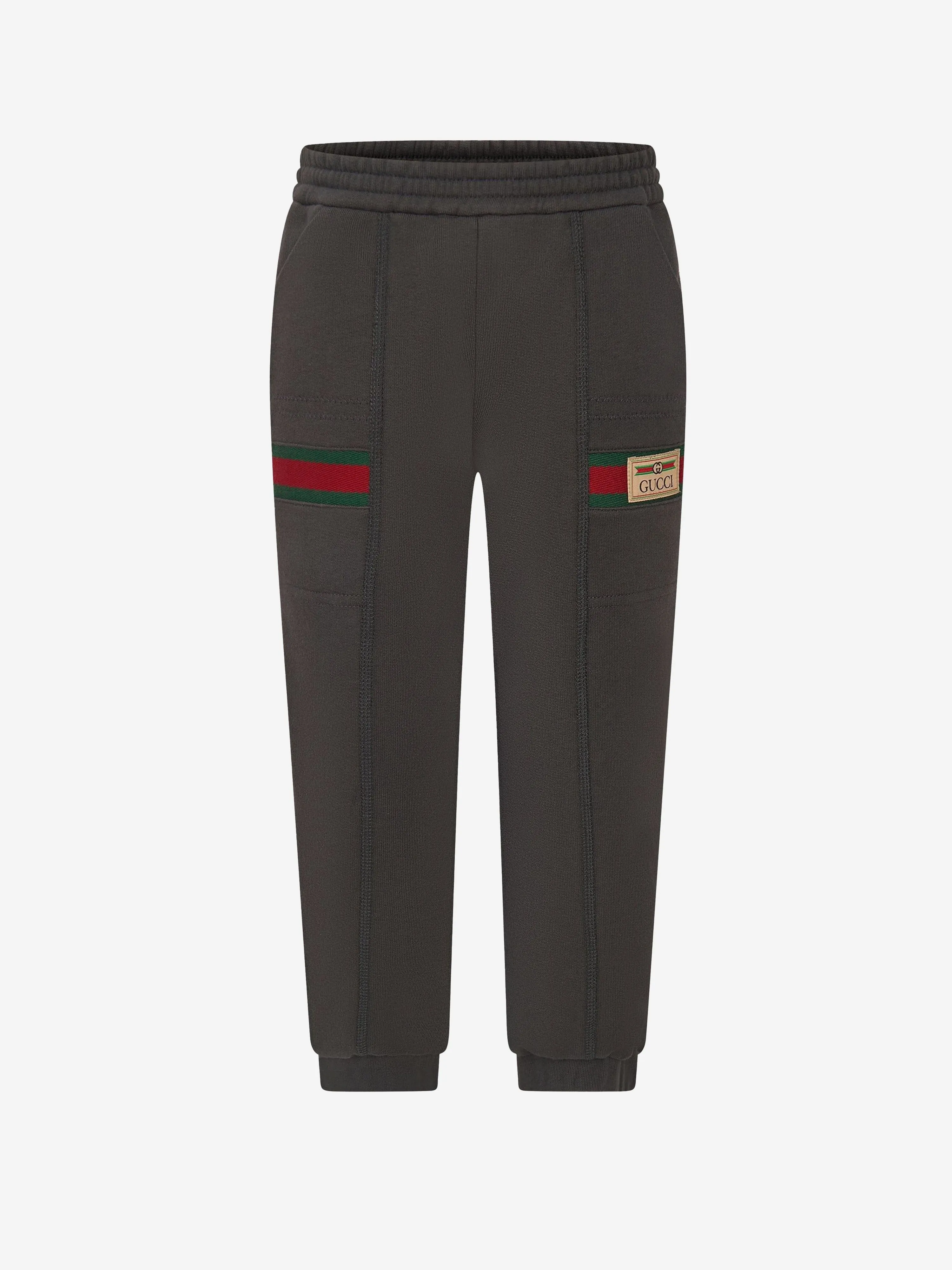 Gucci Kids Logo Joggers in Grey