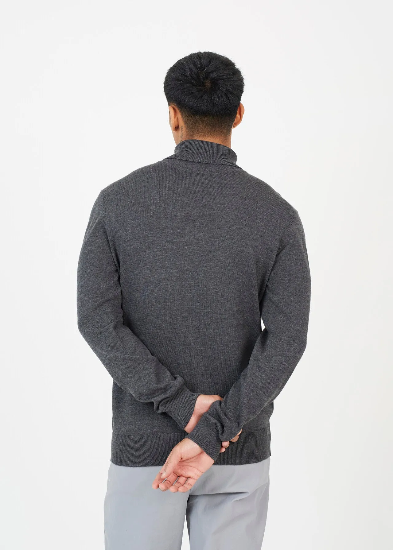 HIGH ROLL NECK JUMPER