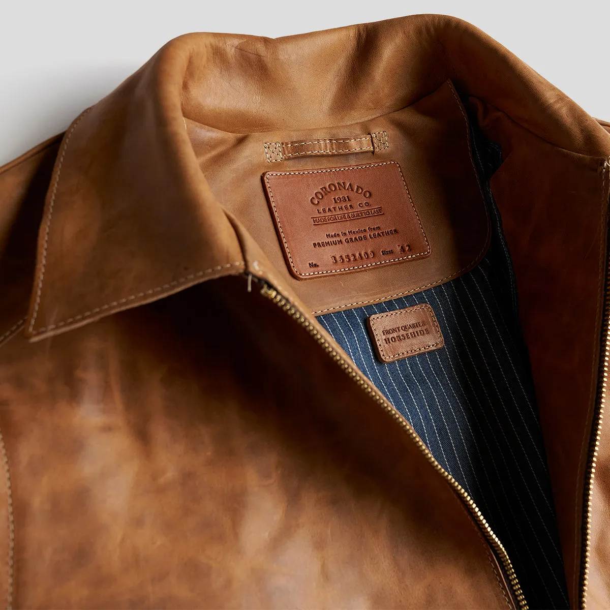 Horween® Horsehide Jacket No. 65 | Tan